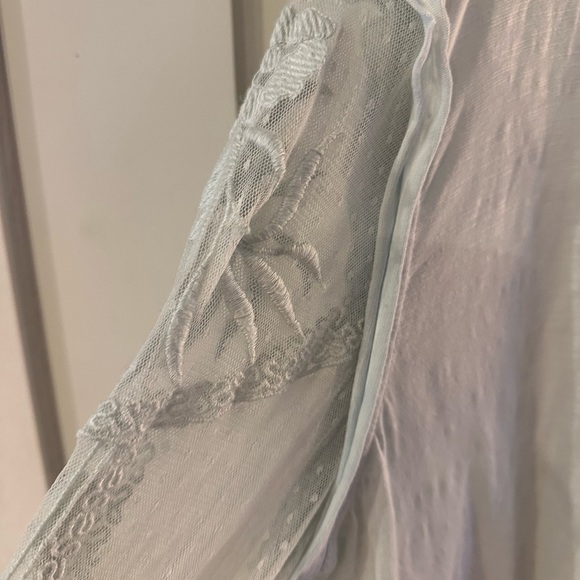 Free people lace and cotton tee - Picture 3 of 8